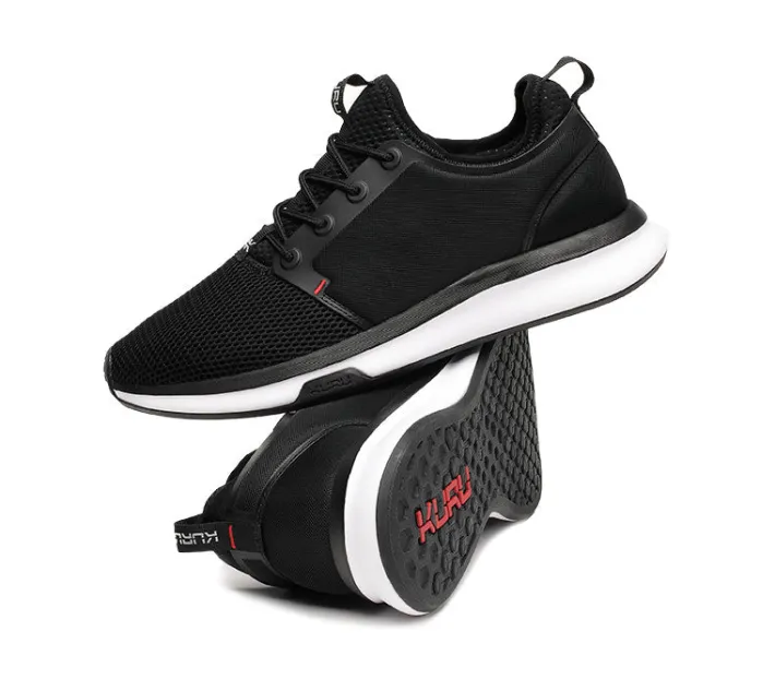 Sneakers>KURU Footwear ATOM Jetblack-white-firered