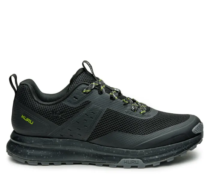 Sneakers>KURU Footwear ATOM Trail Jetblack-kurugreen