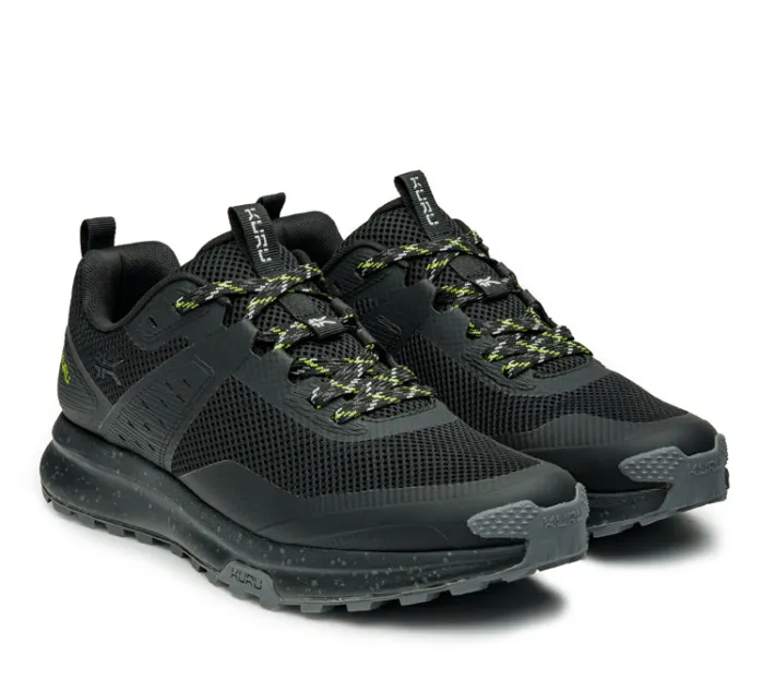 Sneakers>KURU Footwear ATOM Trail Jetblack-kurugreen