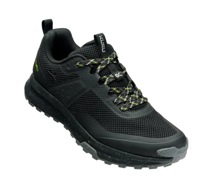 Sneakers>KURU Footwear ATOM Trail Jetblack-kurugreen