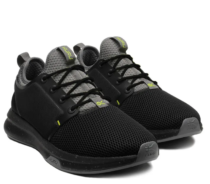 Sneakers>KURU Footwear ATOM WIDE Jetblack-citron