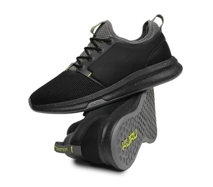 Sneakers>KURU Footwear ATOM WIDE Jetblack-citron