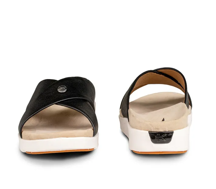 Sandals>KURU Footwear BREEZE Jetblack-white-gum