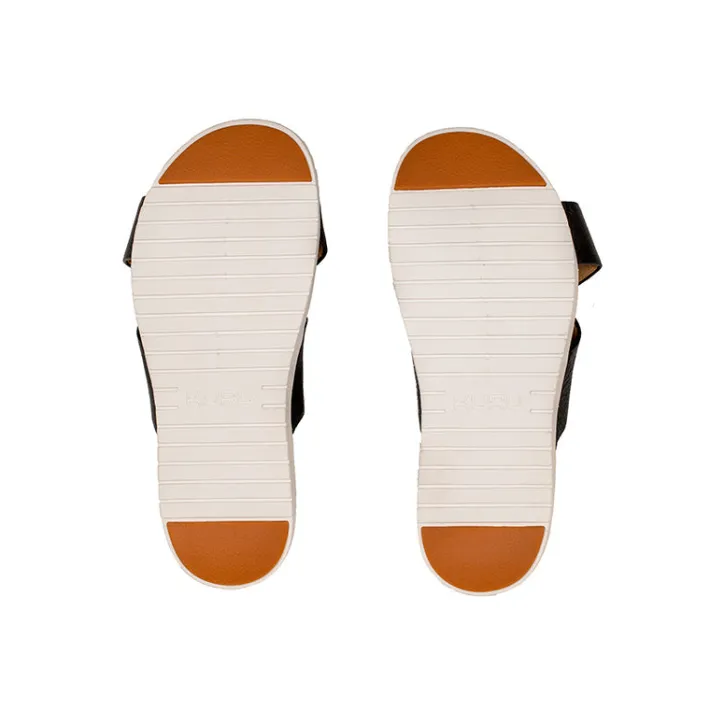 Sandals>KURU Footwear BREEZE Jetblack-white-gum