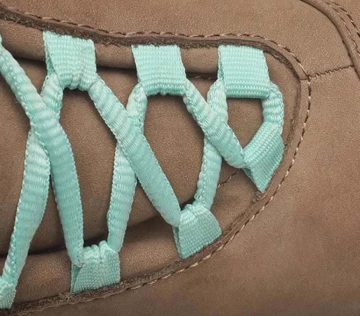 Sneakers>KURU Footwear CHICANE WIDE Warmstone-jetblack-mintgreen