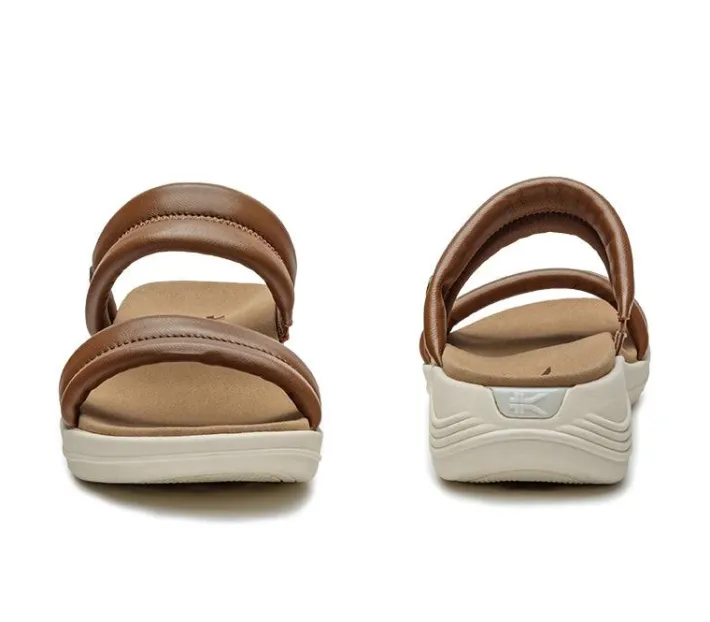 Sandals>KURU Footwear CODA Mesa Amberbrown-pearlwhite
