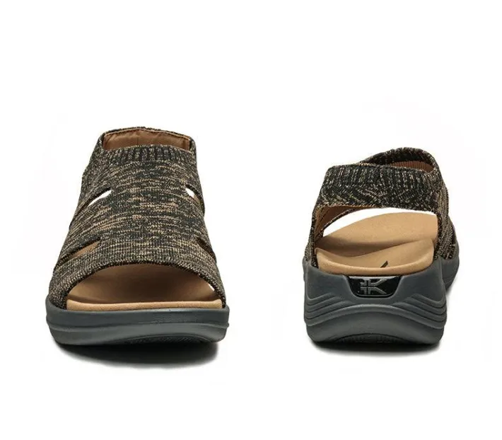 Sandals>KURU Footwear CODA Muse Knit Jetblack-sand