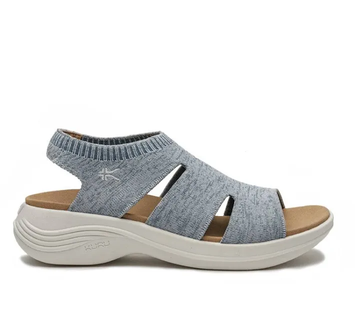 Sandals>KURU Footwear CODA Muse Knit Cloudgray-brightwhite
