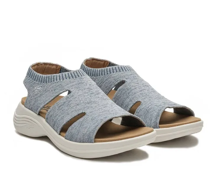 Sandals>KURU Footwear CODA Muse Knit Cloudgray-brightwhite