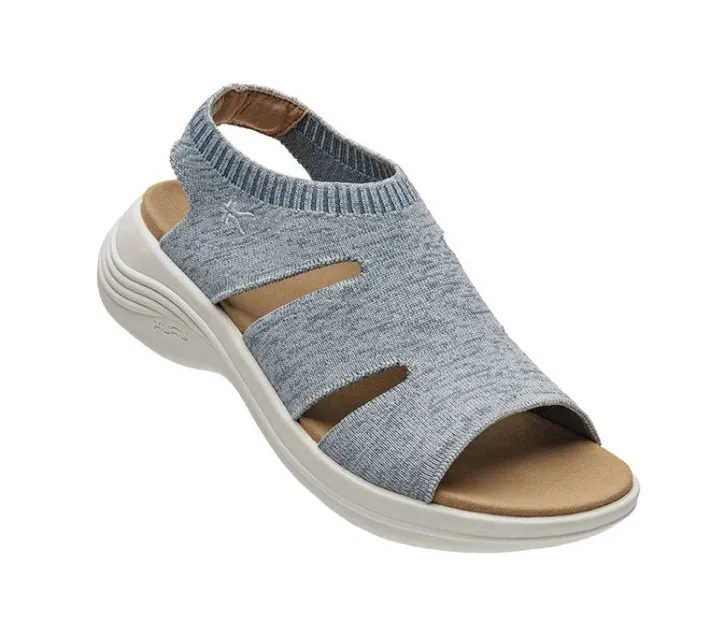 Sandals>KURU Footwear CODA Muse Knit Cloudgray-brightwhite
