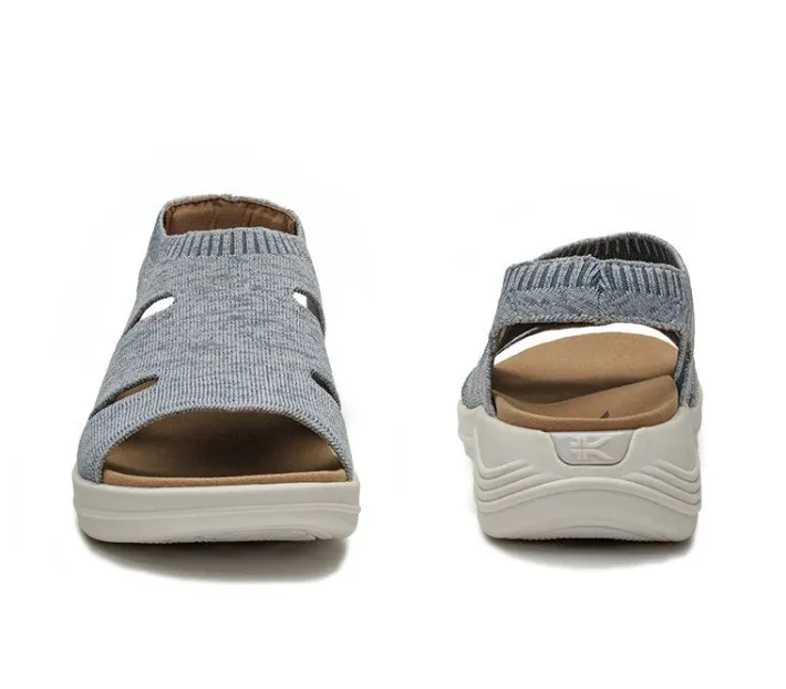 Sandals>KURU Footwear CODA Muse Knit Cloudgray-brightwhite