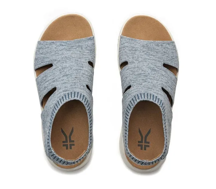 Sandals>KURU Footwear CODA Muse Knit Cloudgray-brightwhite