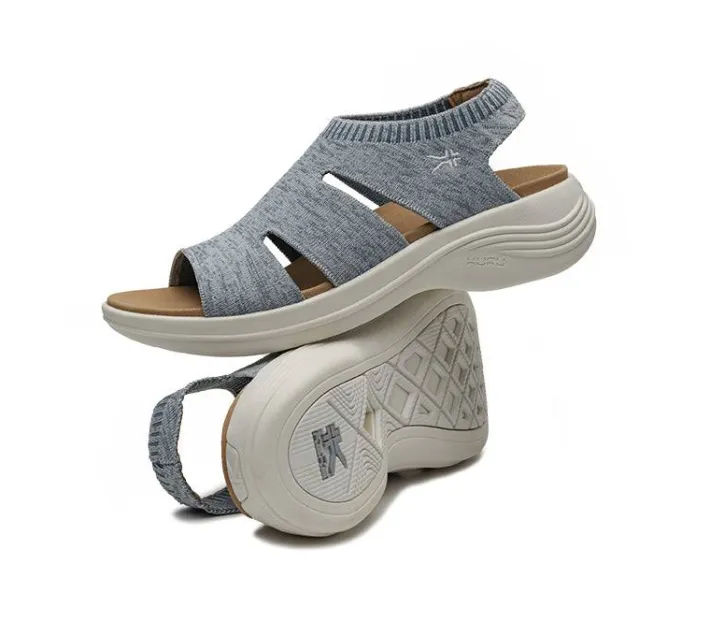 Sandals>KURU Footwear CODA Muse Knit Cloudgray-brightwhite