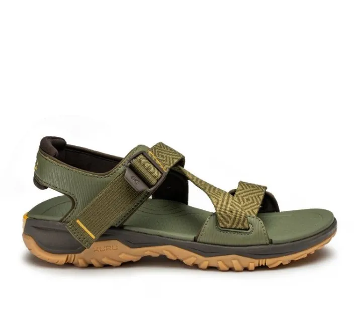 Sandals>KURU Footwear CURRENT Olivegreen-goldenyellow
