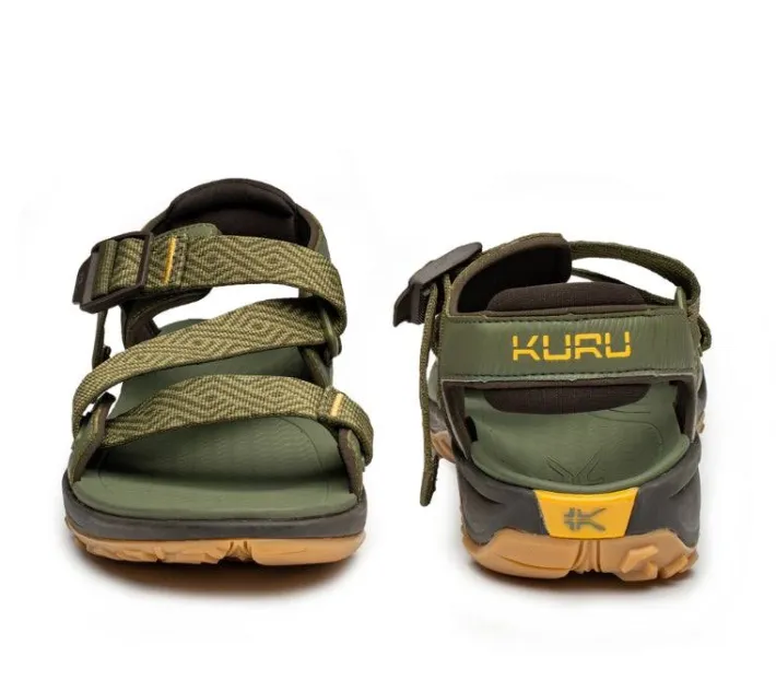 Sandals>KURU Footwear CURRENT Olivegreen-goldenyellow