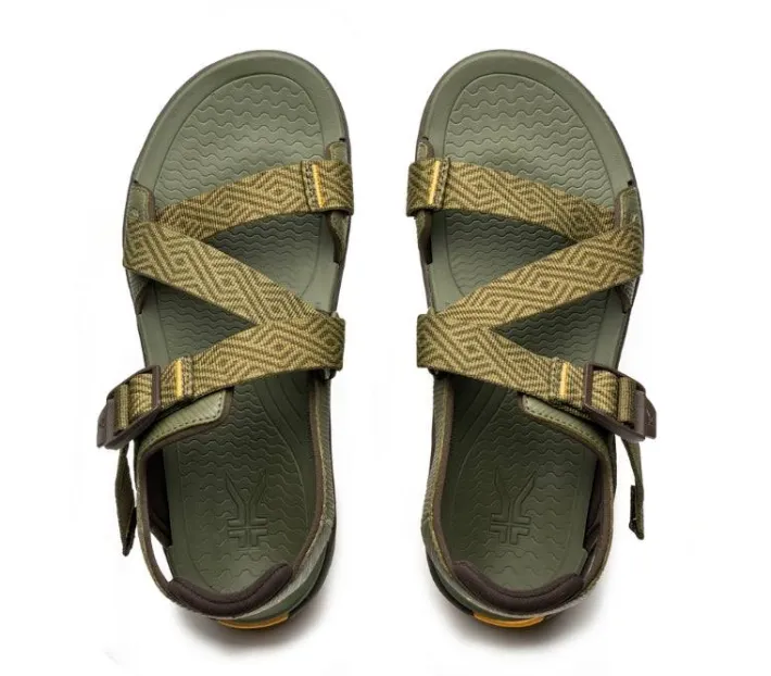 Sandals>KURU Footwear CURRENT Olivegreen-goldenyellow