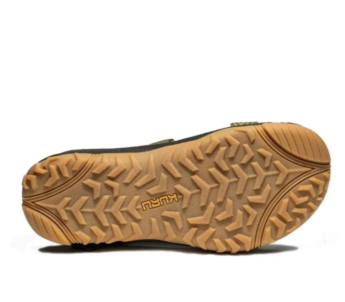 Sandals>KURU Footwear CURRENT Olivegreen-goldenyellow