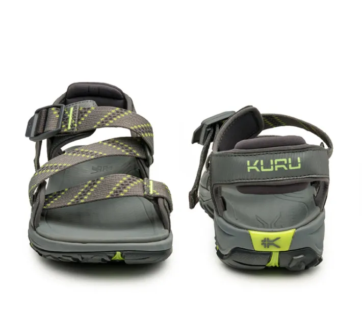 Sandals>KURU Footwear CURRENT Slategray-kurugreen