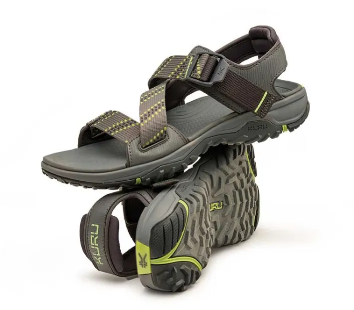 Sandals>KURU Footwear CURRENT Slategray-kurugreen