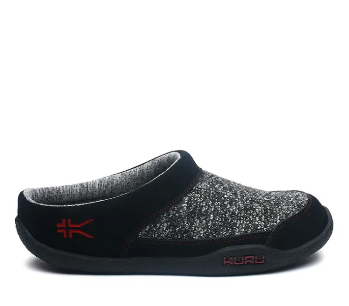 Slip-Ons|Slippers>KURU Footwear DRAFT Black-redruby