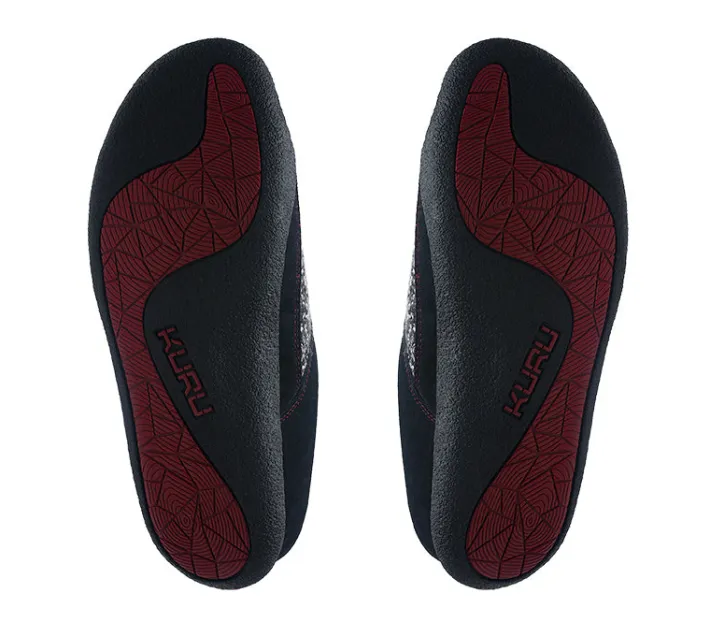 Slip-Ons|Slippers>KURU Footwear DRAFT Black-redruby