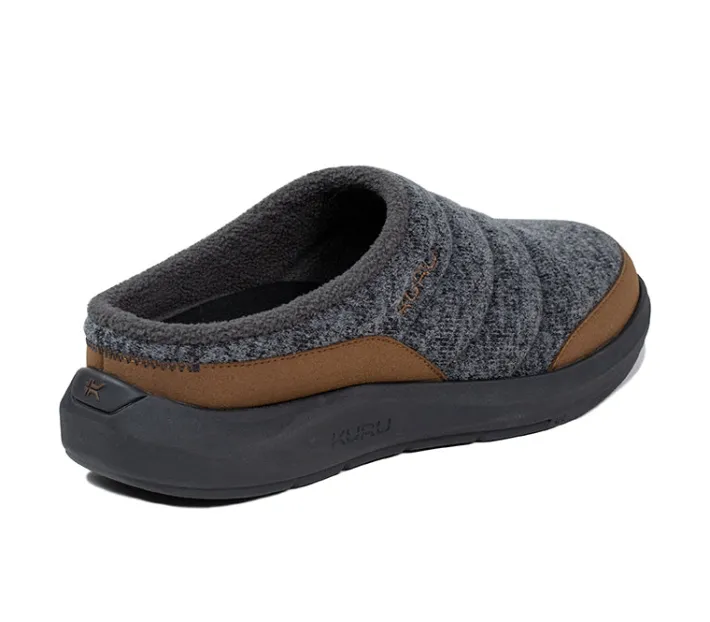 Slip-Ons|Slippers>KURU Footwear DRAFT 2 Smokegray-chestnut