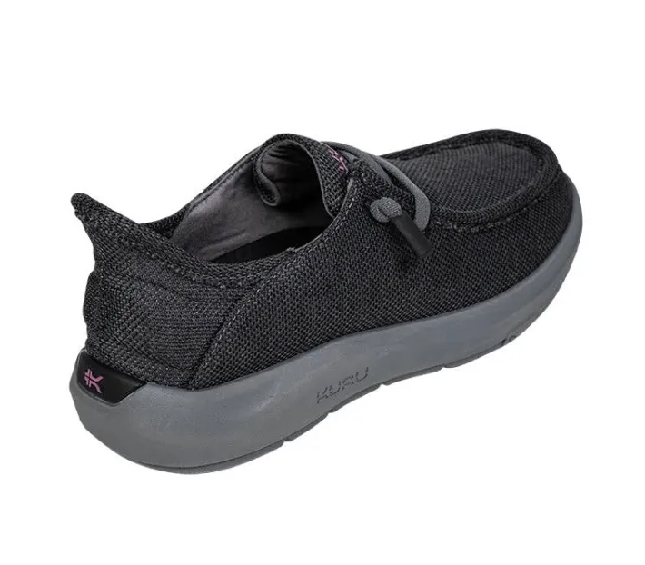 Slip-Ons>KURU Footwear DRAFT Rento Jetblack-merlot