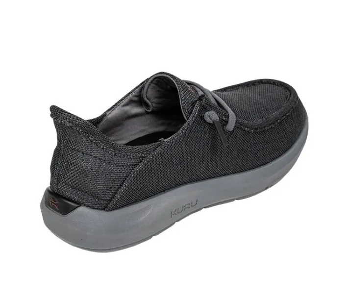 Slip-Ons>KURU Footwear DRAFT Rento Jetblack-brickred