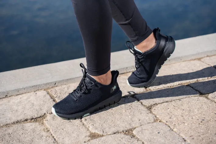 Sneakers>KURU Footwear FLEX Via Jetblack-desertgreen