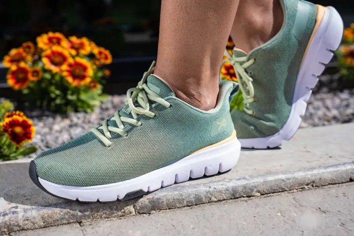 Sneakers>KURU Footwear FLEX Via Greenhaze-lightapricot