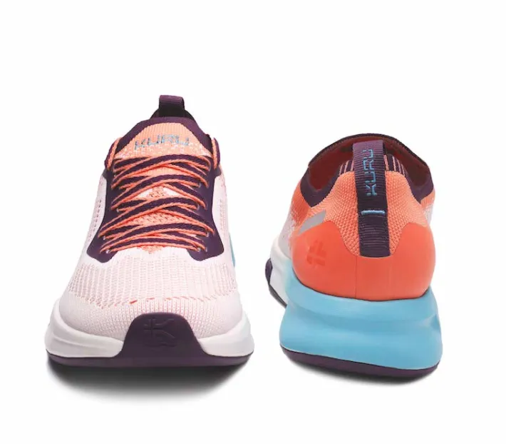 Sneakers>KURU Footwear FLUX Orangesherbet-calypsoblue