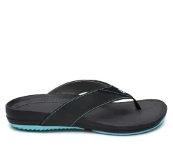 Sandals>KURU Footwear KALA Jetblack-bluebreeze