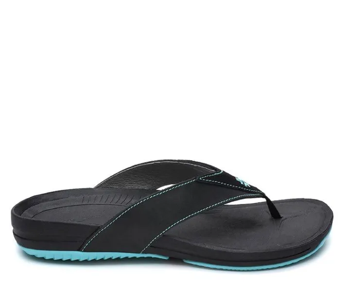 Sandals>KURU Footwear KALA Jetblack-bluebreeze