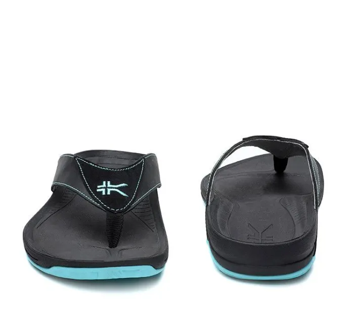 Sandals>KURU Footwear KALA Jetblack-bluebreeze