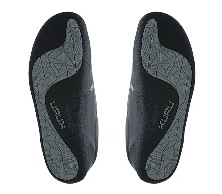 Slip-Ons>KURU Footwear KIVI WIDE Jetblack-foggray
