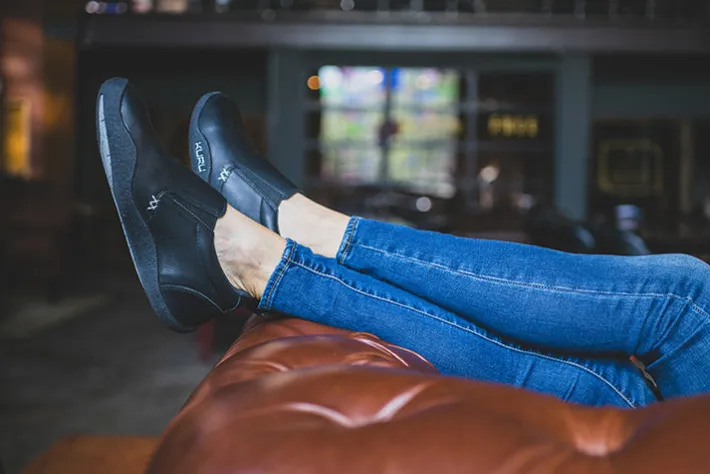 Slip-Ons>KURU Footwear KIVI WIDE Chestnutbrown