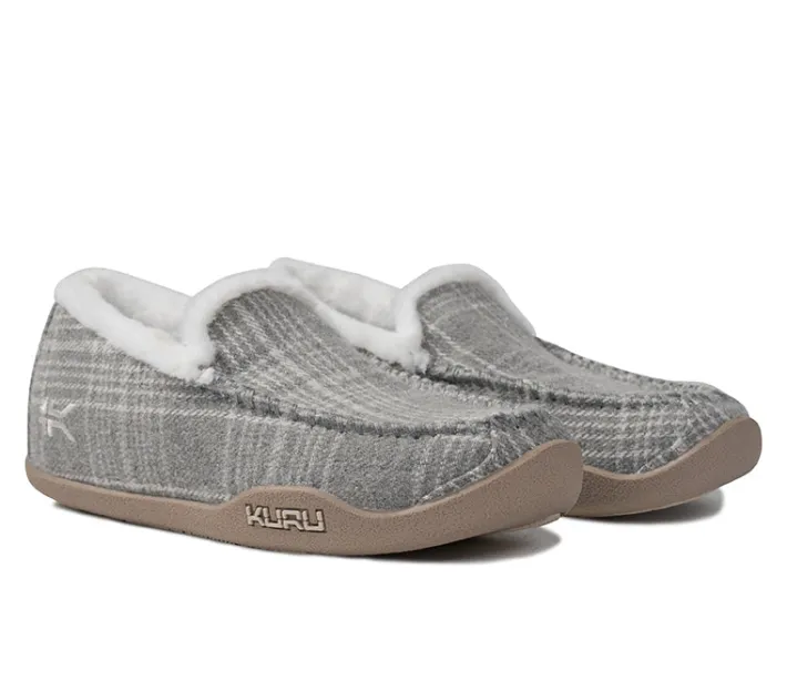 Slip-Ons|Slippers>KURU Footwear LOFT Grayplaid-capuccino