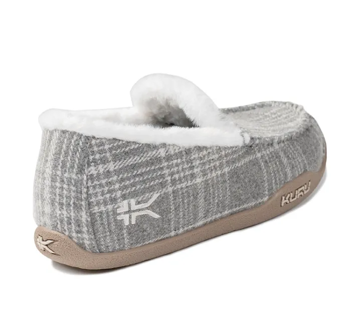 Slip-Ons|Slippers>KURU Footwear LOFT Grayplaid-capuccino