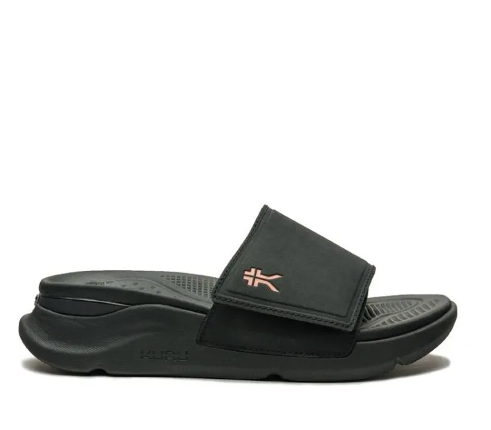 Slip-Ons|Sandals>KURU Footwear MOMENT Jetblack-peachsherbet