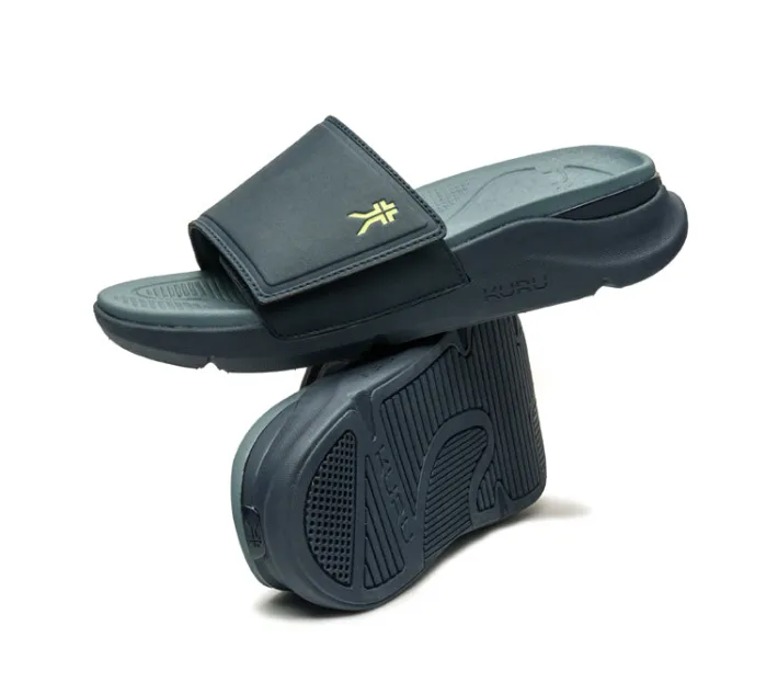 Slip-Ons|Sandals>KURU Footwear MOMENT Midnightblue-palelime