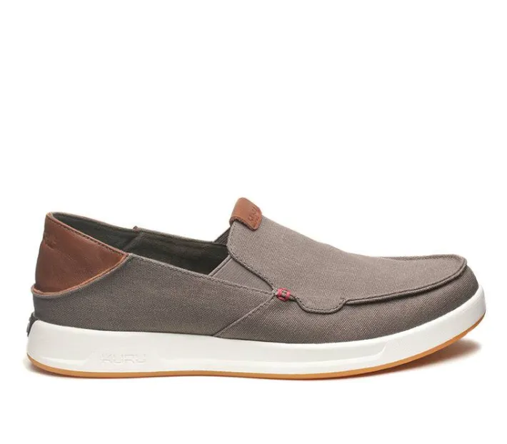 Slip-Ons>KURU Footwear PACE Darkash-white-richwalnut