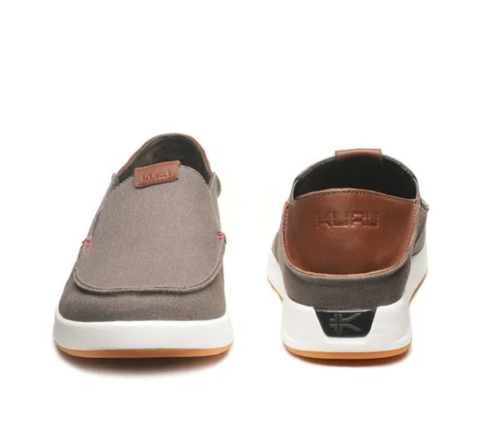 Slip-Ons>KURU Footwear PACE Darkash-white-richwalnut