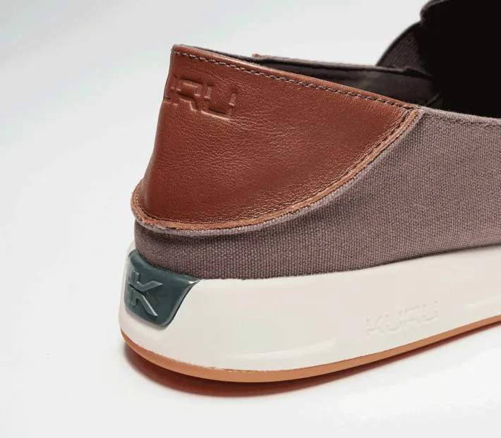 Slip-Ons>KURU Footwear PACE Darkash-white-richwalnut