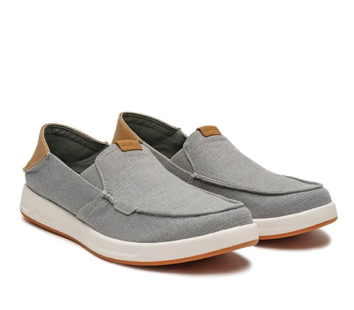 Slip-Ons>KURU Footwear PACE Leadgray-cedarbrown