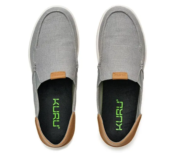 Slip-Ons>KURU Footwear PACE Leadgray-cedarbrown