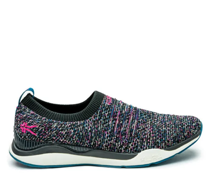 Slip-Ons>KURU Footwear STRIDE Black-confetti