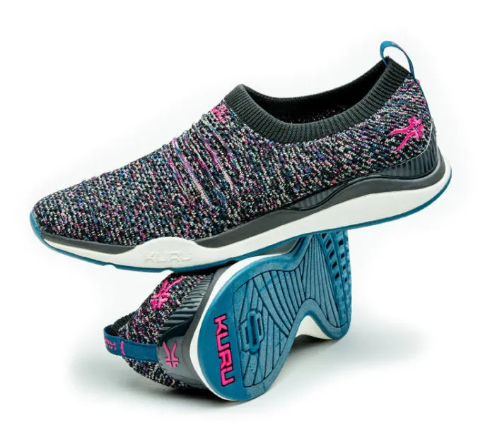 Slip-Ons>KURU Footwear STRIDE Black-confetti