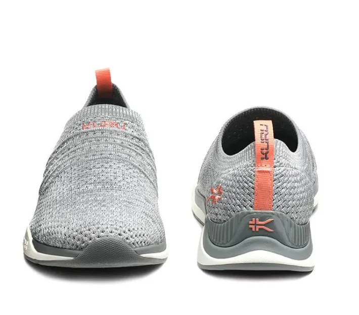 Slip-Ons>KURU Footwear STRIDE WIDE Heathergray-white-peachpink