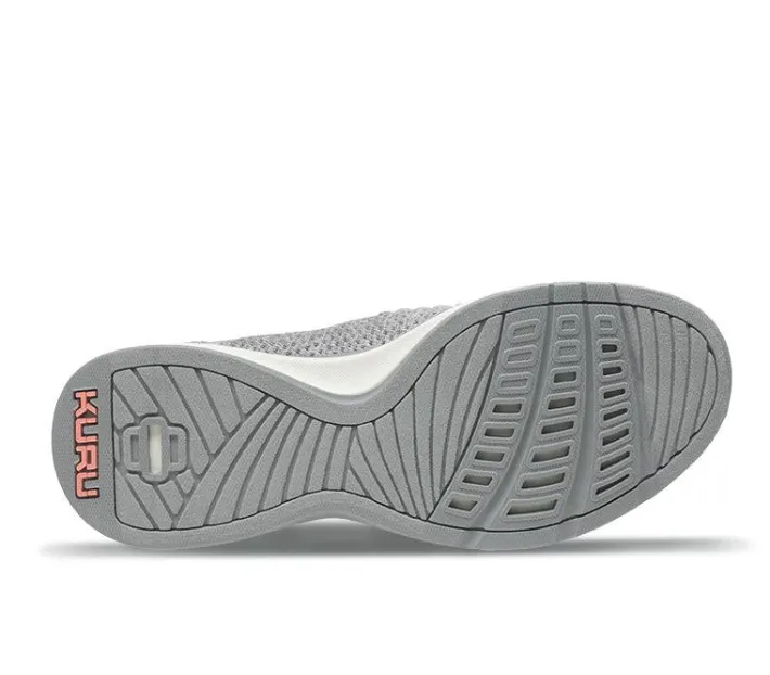 Slip-Ons>KURU Footwear STRIDE WIDE Heathergray-white-peachpink